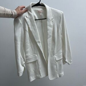 NEVER WORN: White Power Suit Jacket
